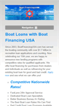 Mobile Screenshot of boatfinancingusa.com